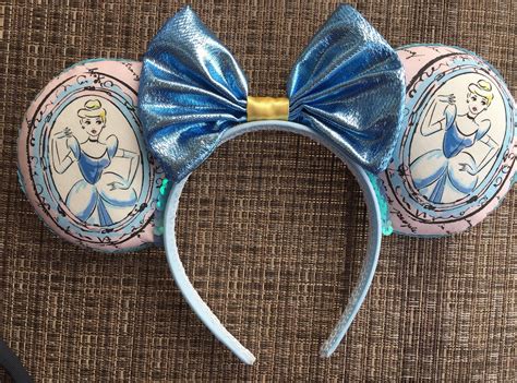 Custom Designed Cinderella Inspired Mickey Ears Cinderella Minnie