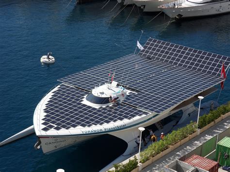 Worlds Largest All Solar Powered Boat Shines In Nyc