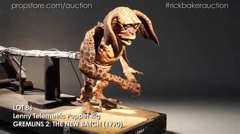 Rick Baker Online Auction Lot 86 Gremlins 2 Lenny Telemetric Puppet