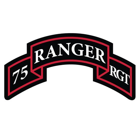 Us Army 75th Ranger Regiment Ssi Patch Decal Full Color Etsy