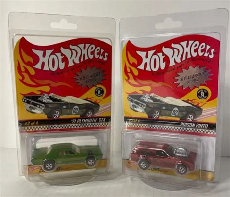 HOT WHEELS 2003 RCL Neo Classic Series Poison Pinto And 71 Plymouth GTX