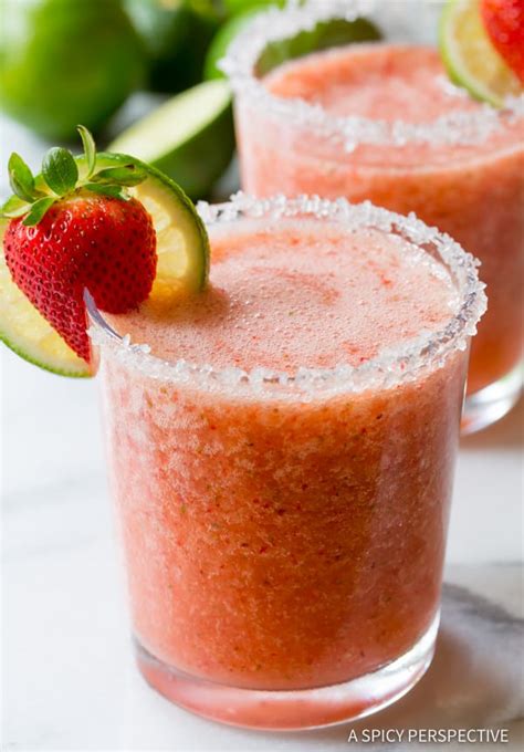 Fresh Strawberry Margarita Recipe A Spicy Perspective