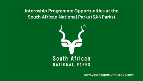 Internship Programme Opportunities At The South African National Parks