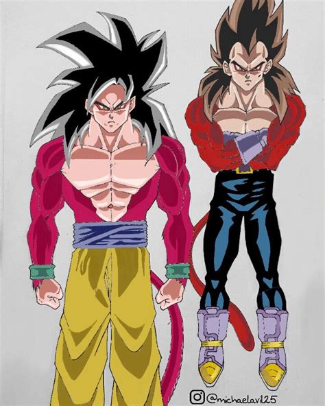Goku Y Vegeta Super Saiyan 2 By Nickpekter Personajes De Dragon Ball