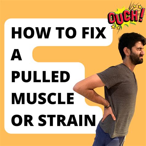 How To Fix A Pulled Muscle Or Strain 5 Steps With Pictures Instructables