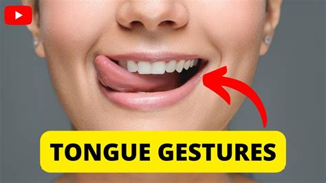 Tongue Gestures In Body Language Body Language YouTube