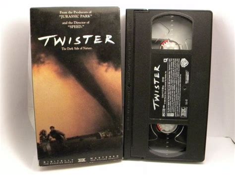 Twister Vhs Tape Movie From 1996 Helen Hunt The Dark Side Of Etsy