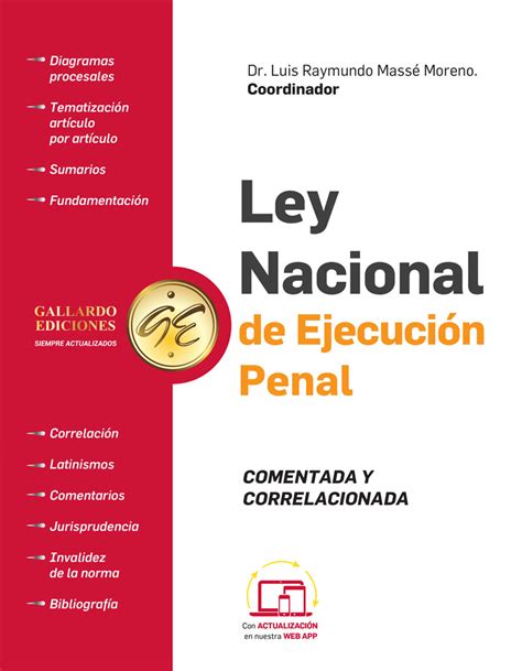 Ley Nacional De Ejecución Penal Comentada Y Correlacionada 2023 H