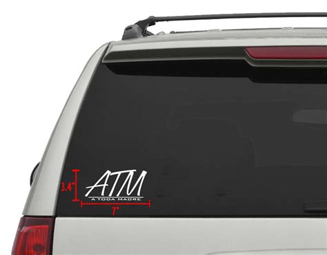 Atm Stickerdecal 7x 34 2 Pcs El Viejon Brand