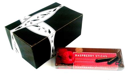 Sweets Dark Chocolate Raspberry Sticks Raspberry
