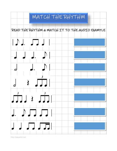 Rhythm Dictation Worksheet Live Worksheets