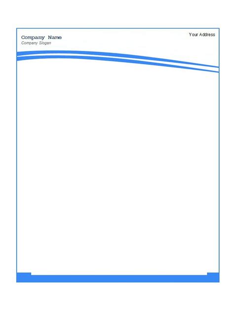 letterhead templates examples  template