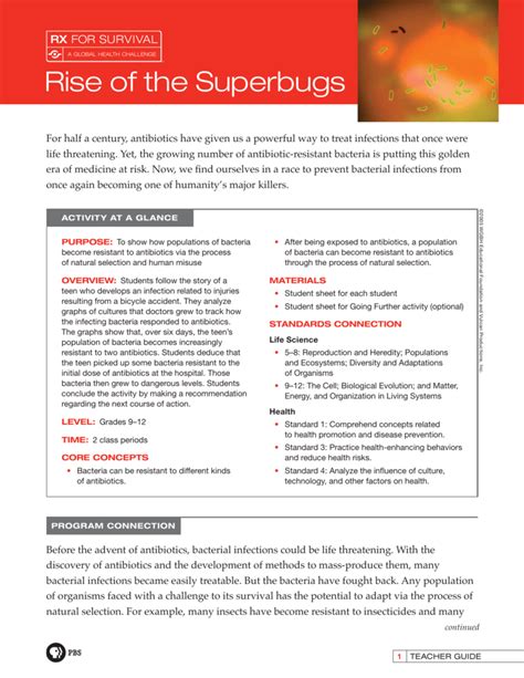 Https://tommynaija.com/worksheet/rise Of The Superbugs Worksheet Answers