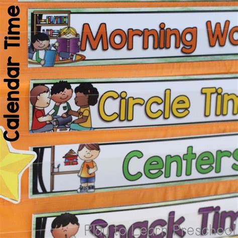 Make Calendar Time Meaningful For Preschoolers Circle Time Preschool