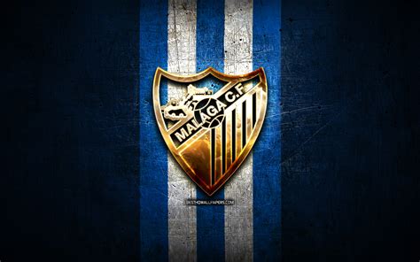 Contact liga 2 on messenger. Download wallpapers Malaga FC, golden logo, La Liga 2 ...