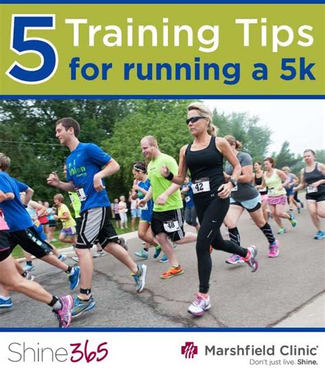 5 Training Tips For Running A 5k Shine365 From Marshfield Clinic