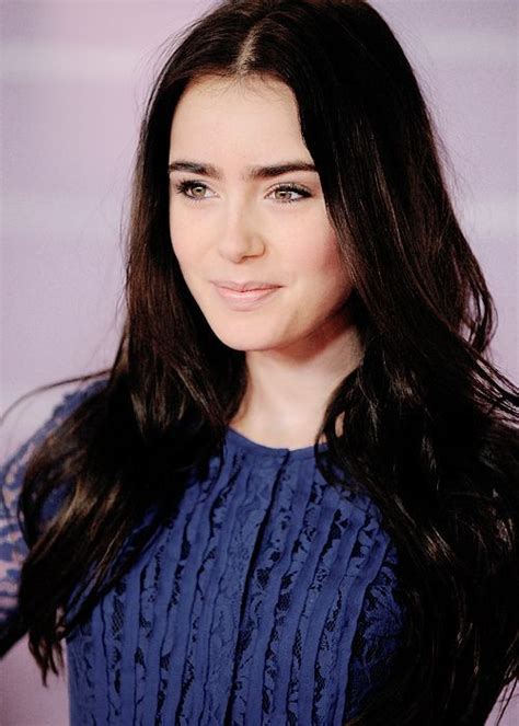 Image Result For Lily Collins Long Black Hair Lily Collins Lily