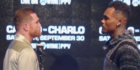 ‘canelo Álvarez Vs Jermell Charlo Así Fue El Primer Careo Con Miras A