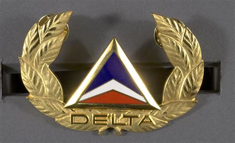 Badge Cap Pilot Delta Airlines National Air And Space Museum
