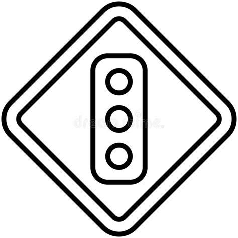 Traffic Light Sign Icon Traffic Sign Vector Illustration Stock Vector