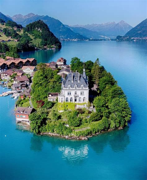 We Love This View Of The Peninsula At Iseltwald Switzerland Its One