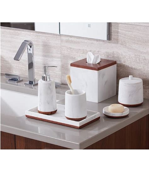 Dress up your bathroom with our accessories and sets. Roselli Trading Company Eleganza Bath Accessory Collection ...