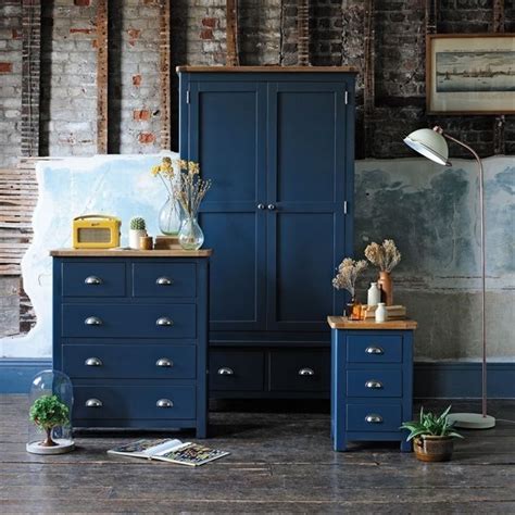 Pin By Brianna Bergeron On Room Blue Bedroom Furniture Painted