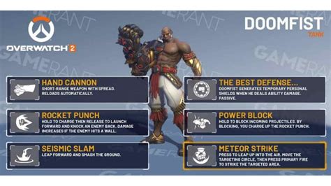 How To Play Doomfist Hero And All Abilities In Overwatch 2 Sportslumo