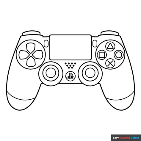 How To Draw Gamepad Controller 3 Coloring Pages And