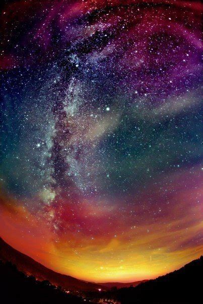 The milky way is the galaxy that contains our solar system. Multicolor Milky Way pictures - Strange Sounds