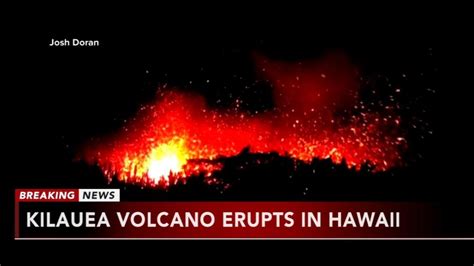 Hawaii Volcano Sends Ash Plume 30000 Feet Into Sky