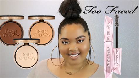 Too Faced Damn Girl Mascara And Born This Way Powder Foundation Overview