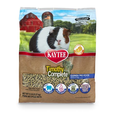 Kaytee Timothy Complete Guinea Pig Food 5 Pounds