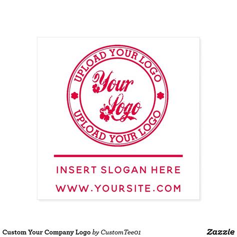 Custom Your Company Logo Self Inking Stamp Self Inking