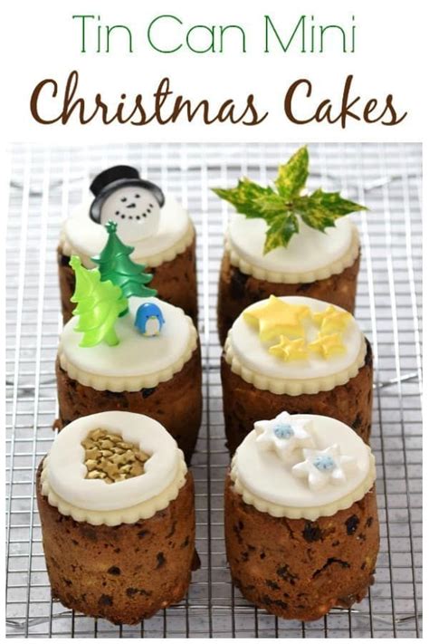 How To Make Mini Christmas Cakes In Tin Cans Recipe Use Mini Baked
