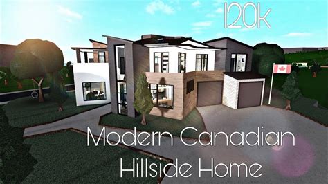 Modern Hillside Modern Bloxburg Mansion Ideas Its Loading Error