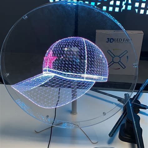 O Projetor Do Holograma Do Fã 3d De Z7h 30w 50cm Com 576pcs Conduziu