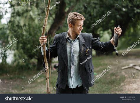 Businessman Torn Suit Catch Fish On Stock Photo 1510515122 Shutterstock