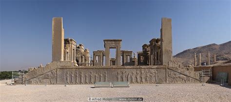 Palace Of The Persian King Darius At Persepolis Modern Day Iran