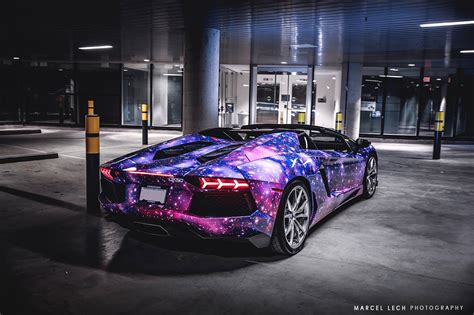 Galaxy Lamborghini Aventador Roadster