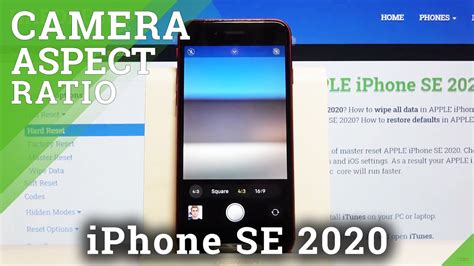 How to change video aspect ratio without quality loss. How to Change Camera Aspect Ratio on iPhone SE 2020 - Set ...
