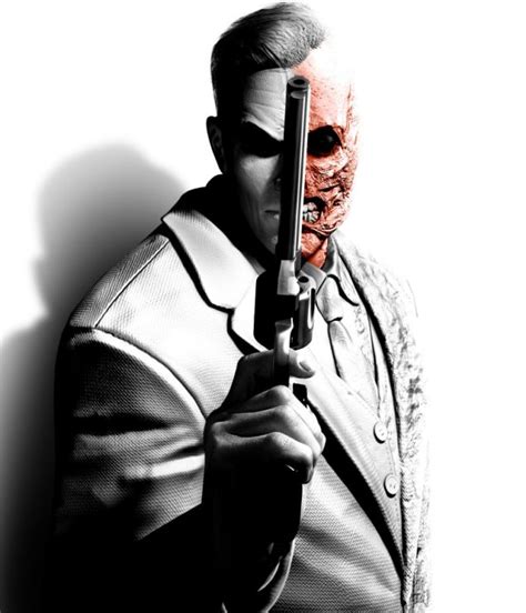 Cool Black And White Image Of Two Face In Batman Arkham City Nerd