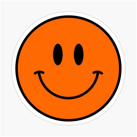 111 Safety Orange Blaze Orange Happy Face Smiley Ff6700 By