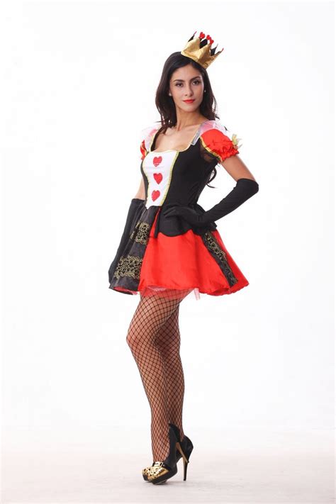 New Alice In Wonderland Cosplay Costume Queen Of Hearts Costume Red