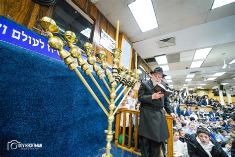 Gallery First Menorah Lighting By The Rebbe Mh”m