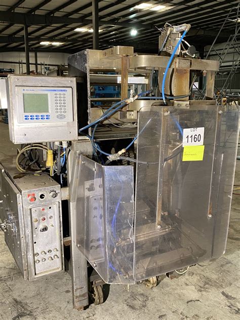 Triangle Bagger Machine For Parts Only With A Markem Smart Date S