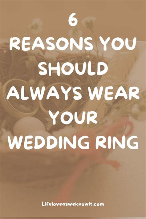 6 reasons you should always wear your wedding ring in 2023 marriage tips how to apologize