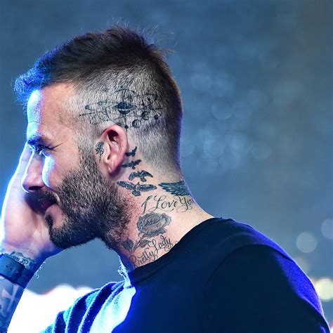 David Beckham Kids Names Tattoos