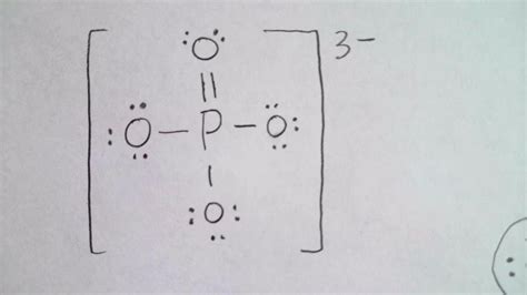 Phosphate Ion Lewis Structure Why The Double Bond Youtube