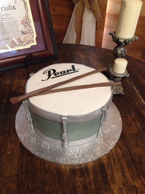 Pearl Drum Grooms Cake Cake Grooms Cake Perfect Cake